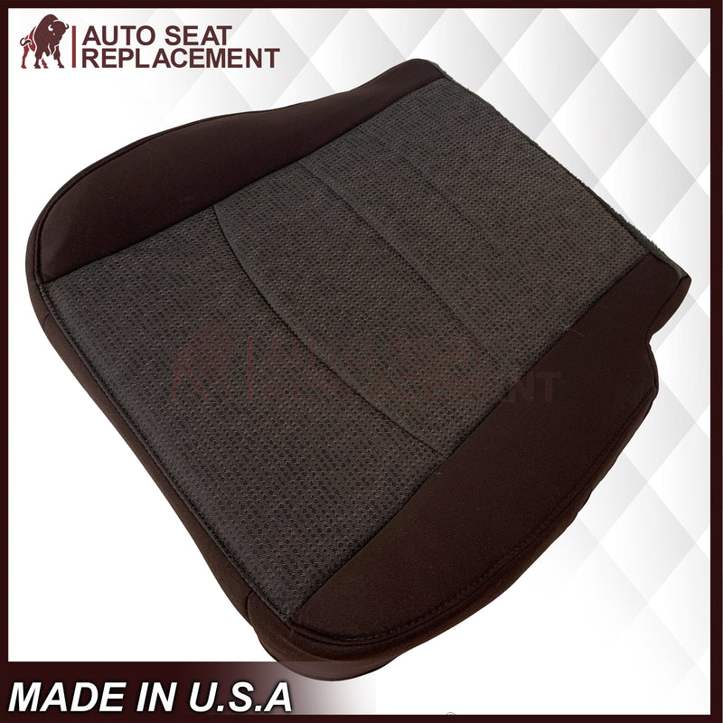 2013 - 2018 Dodge Ram 1500 2500 SLT Outdoorsman Bottom Cloth Seat Cover Brown - Auto Seat Replacement