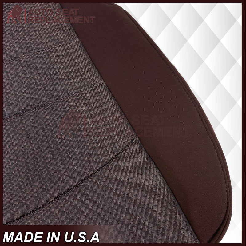 2013 - 2018 Dodge Ram 1500 2500 SLT Outdoorsman Bottom Cloth Seat Cover Brown - Auto Seat Replacement