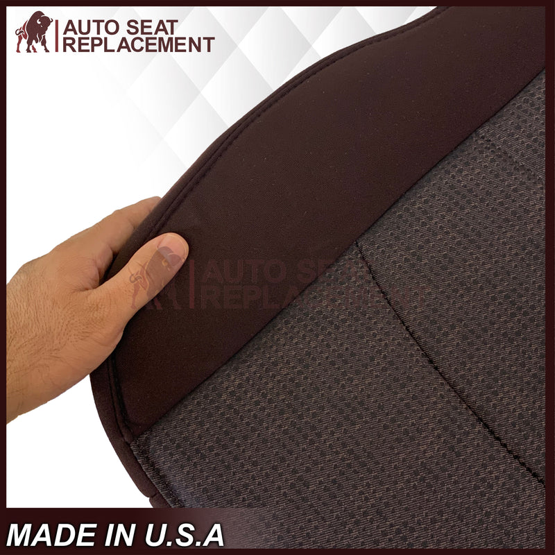 2013 - 2018 Dodge Ram 1500 2500 SLT Outdoorsman Bottom Cloth Seat Cover Brown - Auto Seat Replacement