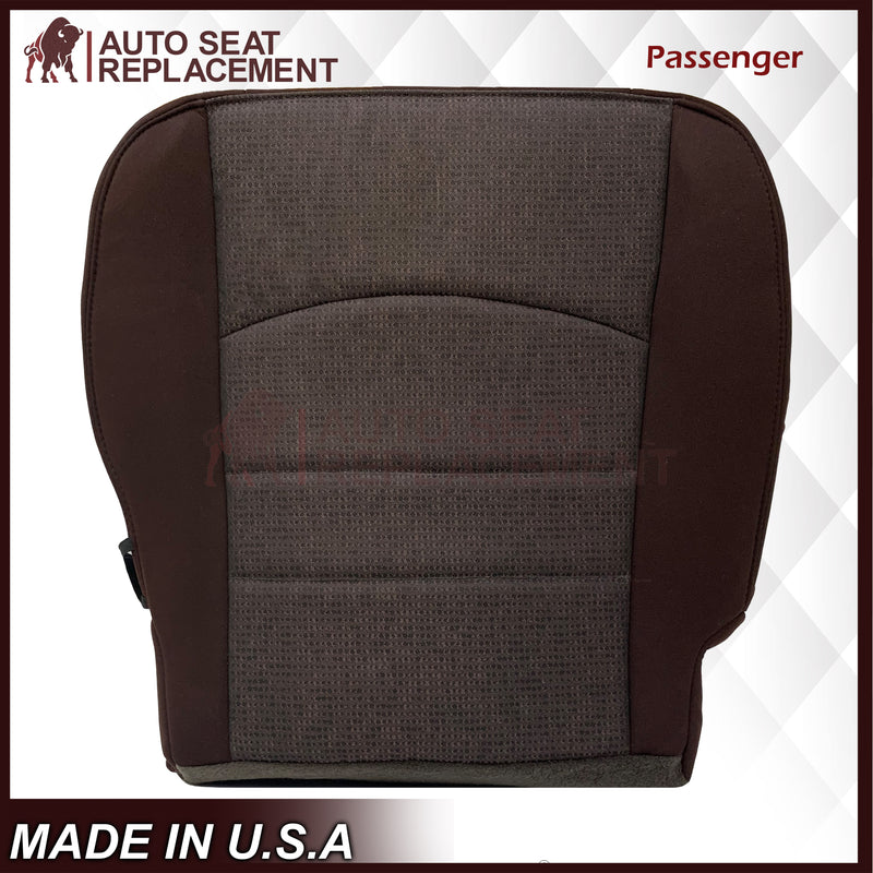 2013 - 2018 Dodge Ram 1500 2500 SLT Outdoorsman Bottom Cloth Seat Cover Brown - Auto Seat Replacement