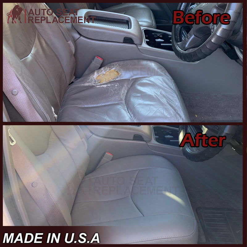 2003-2007 Chevy Silverado/Avalanche Seat Cover In Light Gray: Choose From Variation - Auto Seat Replacement