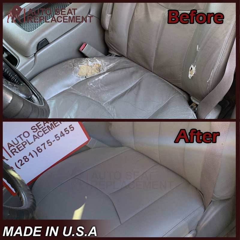 2003-2007 Chevy Silverado/Avalanche Seat Cover In Light Gray: Choose From Variation - Auto Seat Replacement