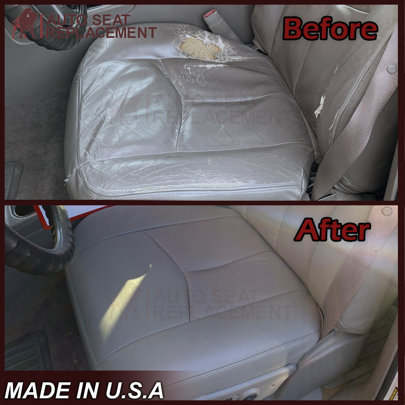 2003-2007 Chevy Tahoe/Suburban Seat Cover in Light Gray: Choose From Variations - Auto Seat Replacement