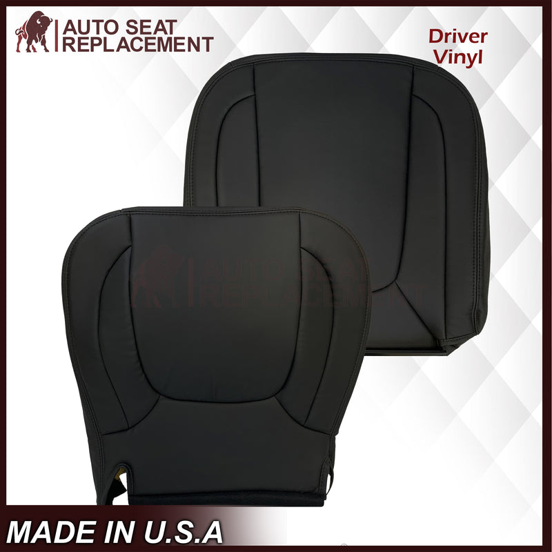2002 2003 2004 2005 Dodge Ram ST WORK TRUCK 1500 2500 3500 Replacement Seat Covers In Dark Slate "Dark Gray" Synthetic Leather (Vinyl) - Auto Seat Replacement