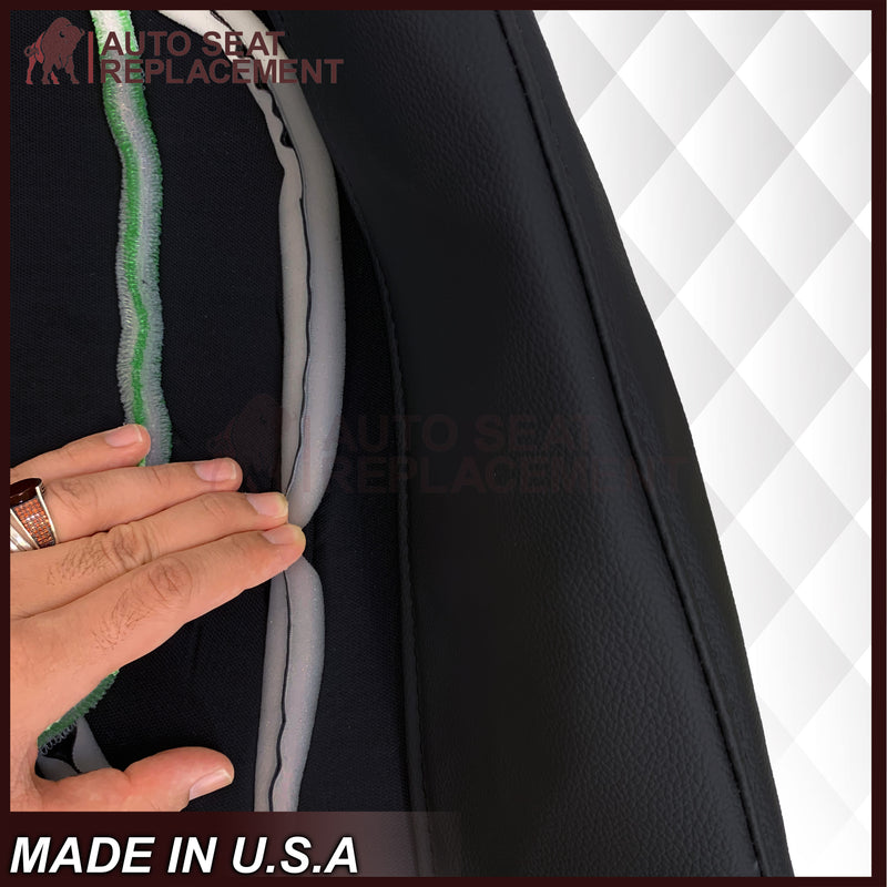 2002 2003 2004 2005 Dodge Ram ST WORK TRUCK 1500 2500 3500 Replacement Seat Covers In Dark Slate "Dark Gray" Synthetic Leather (Vinyl) - Auto Seat Replacement