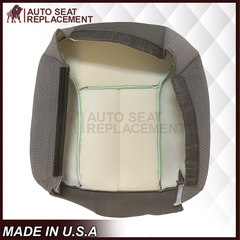 1995 - 1999 Chevy Tahoe & Suburban Gray Cloth Replacement Front Seat Covers ( Pewter Gray ) - Auto Seat Replacement