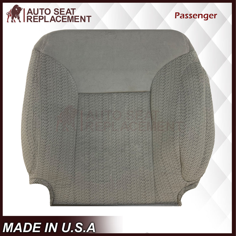 1995 - 1999 Chevy Tahoe & Suburban Gray Cloth Replacement Front Seat Covers ( Pewter Gray ) - Auto Seat Replacement