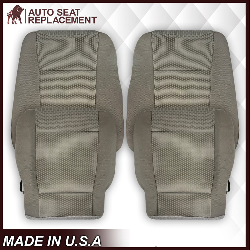 2017-2021 Ford F250 XLT GRAY Cloth Seat Cover Replacement - Auto Seat Replacement