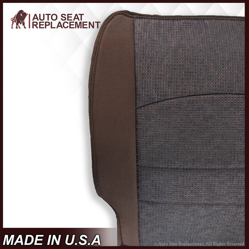 2013 - 2018 Dodge Ram 1500 2500 SLT Outdoorsman Bottom Cloth Seat Cover Brown