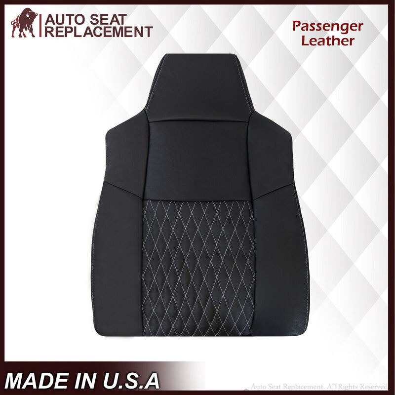 2002-2007 Ford F250/F350/F450/F550 Lariat CUSTOM Seat Cover in Black Leather