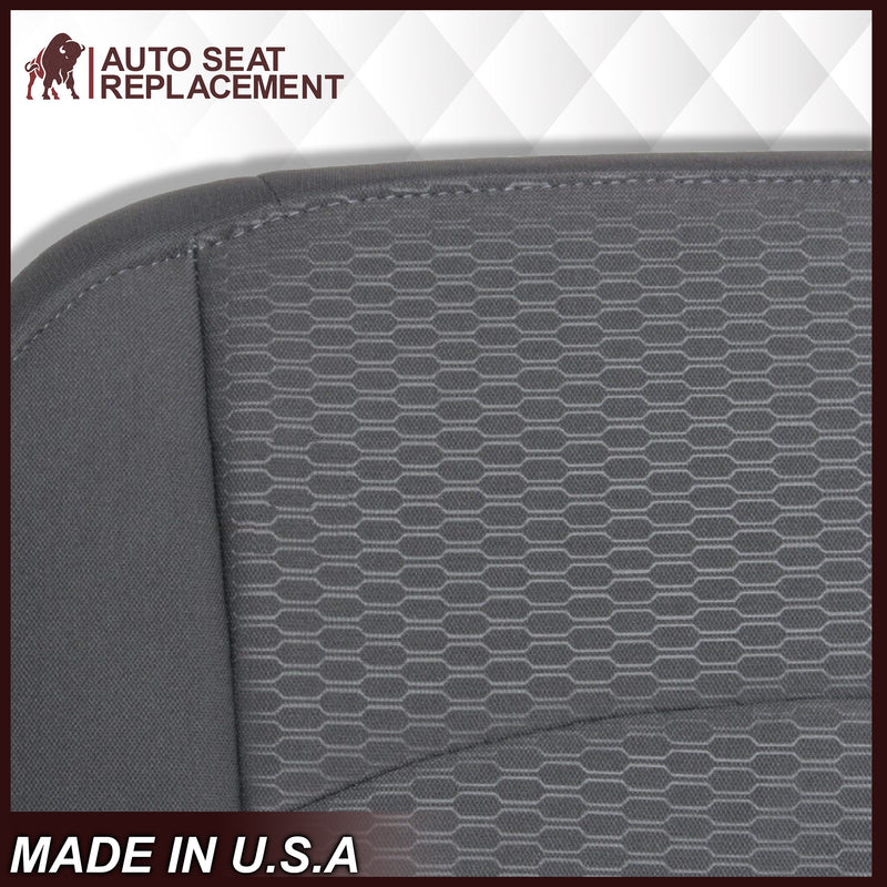 2013 2014 2015 2016 2017 2018 Dodge Ram ST Tradesman Bottom Cloth Seat Cover Gray