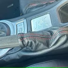 LEATHER Handbrake Boot Cover For Subaru BRZ Scion FRS Toyota GT86 2012 2013 2014 2015 2016 2017 2018 2019 2020 - Auto Seat Replacement