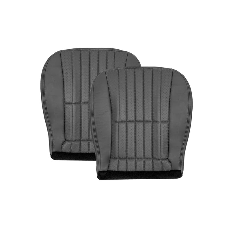 1997_2002 For Chevy Camaro SS Replacement Seat Covers In Synthetic Leather Dark Gray