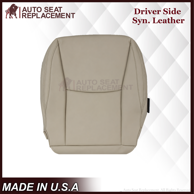 2003-2009 Lexus GX470 Replacement Synthetic Leather Seat Cover: Ivory Tan