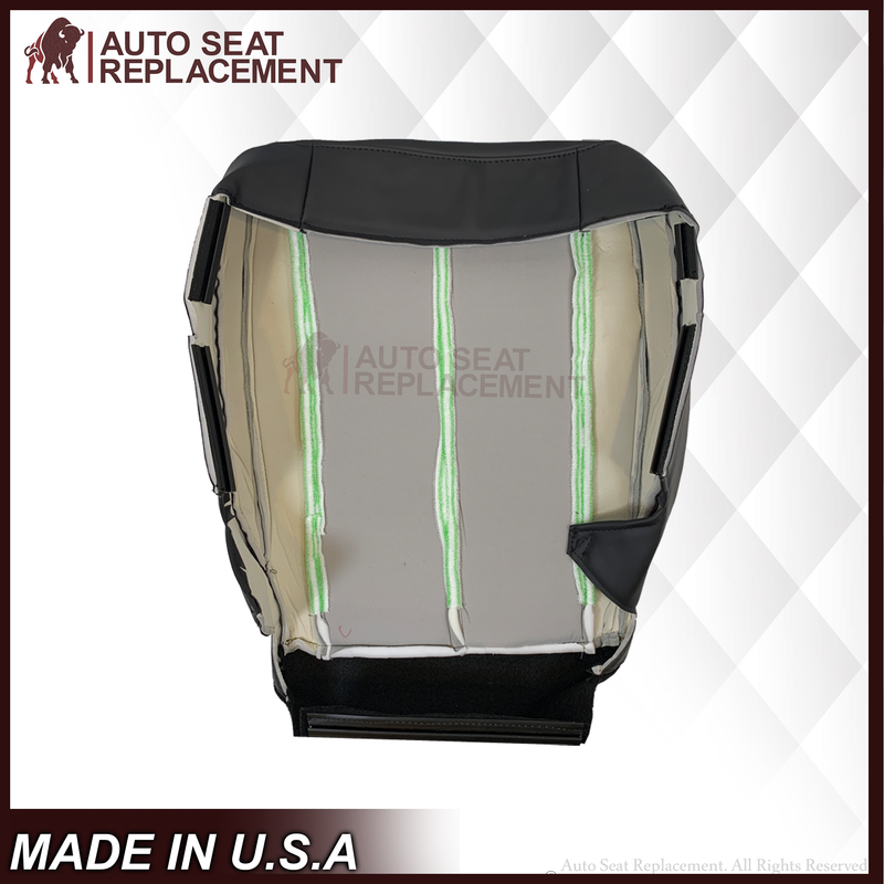 2010-2016 Fits Chevy Equinox LTZ Replacement Seat Cover: 2-Tone Black & Gray Perforated