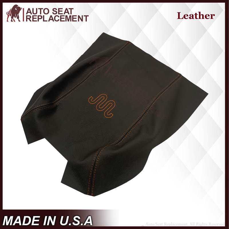 2015-2016 Ford F-250 King Ranch Replacement Leather Center Console Lid Cover, King Ranch
