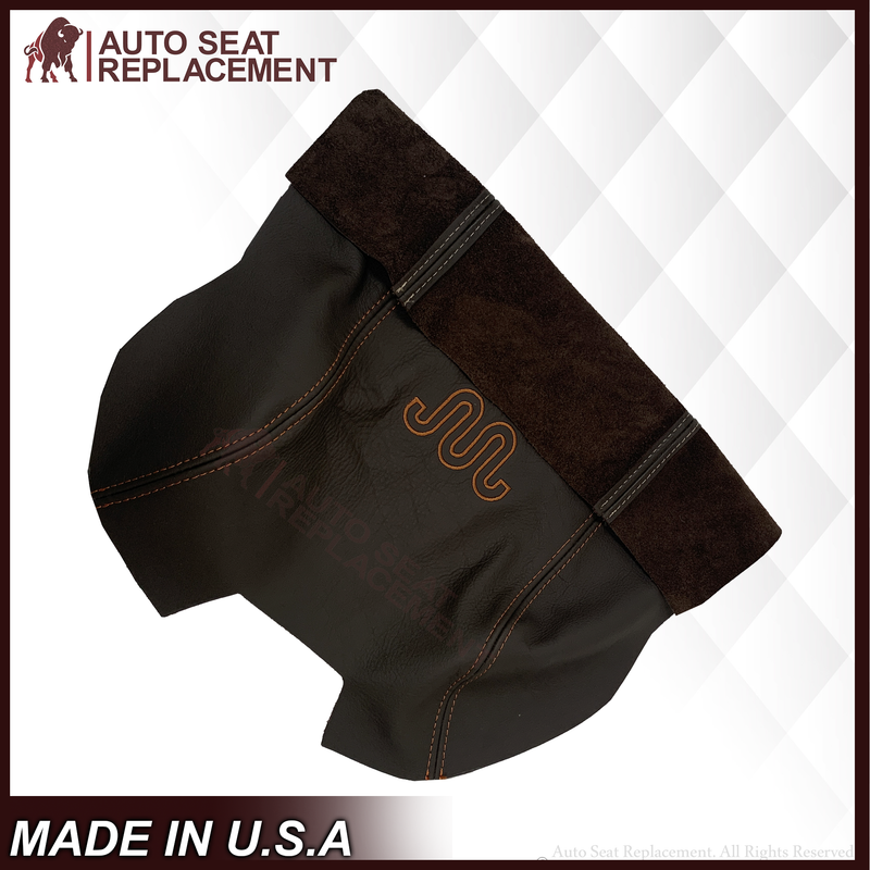 2015-2016 Ford F-250 King Ranch Replacement Leather Center Console Lid Cover, King Ranch
