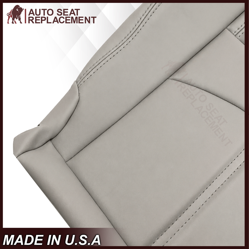 2013-2017 Chevrolet Traverse LT/LTZ Driver or Passenger Replacement Seat Cover: Non-Perforated, Gray