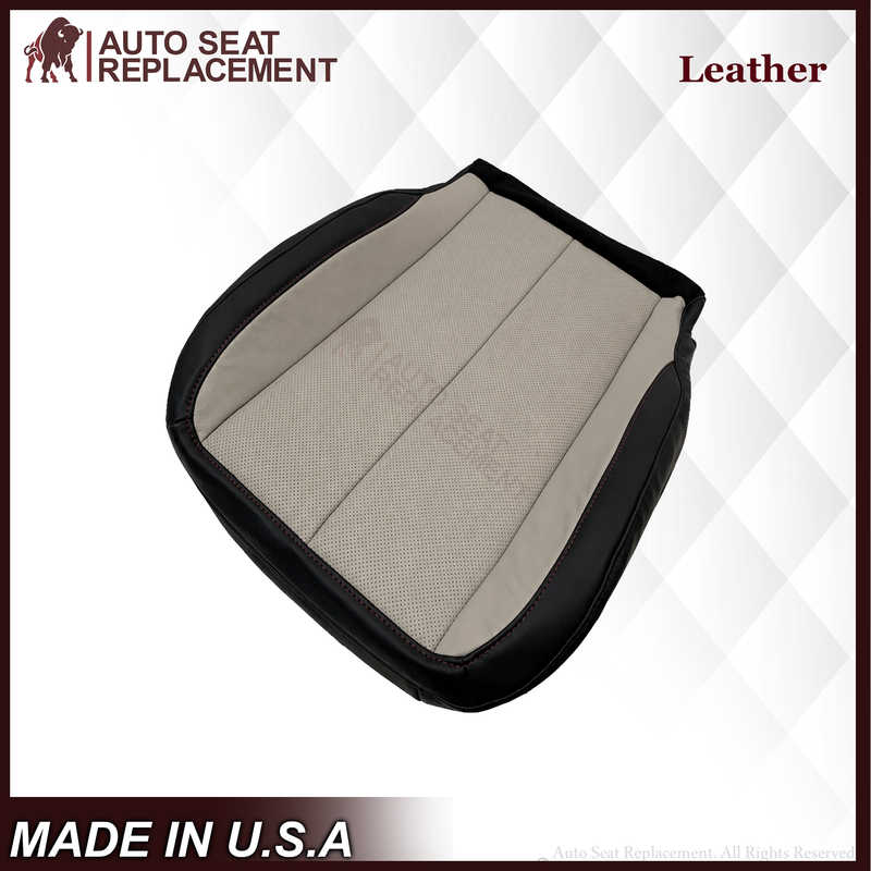 2010-2016 Fits Chevy Equinox LTZ Replacement Seat Cover: 2-Tone Black & Gray Perforated