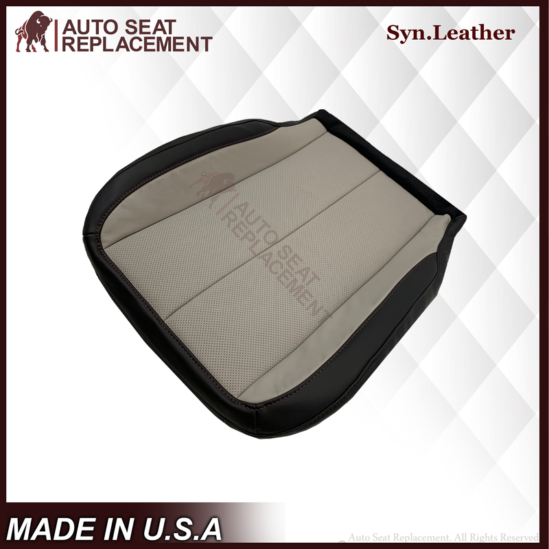 2010-2016 Fits Chevy Equinox LTZ Replacement Seat Cover: 2-Tone Black & Gray Perforated