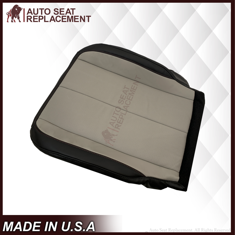 2010-2016 Fits Chevy Equinox LTZ Replacement Seat Cover: 2-Tone Black & Gray Perforated