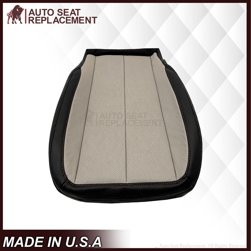 2010-2016 Fits Chevy Equinox LTZ Replacement Seat Cover: 2-Tone Black & Gray Perforated