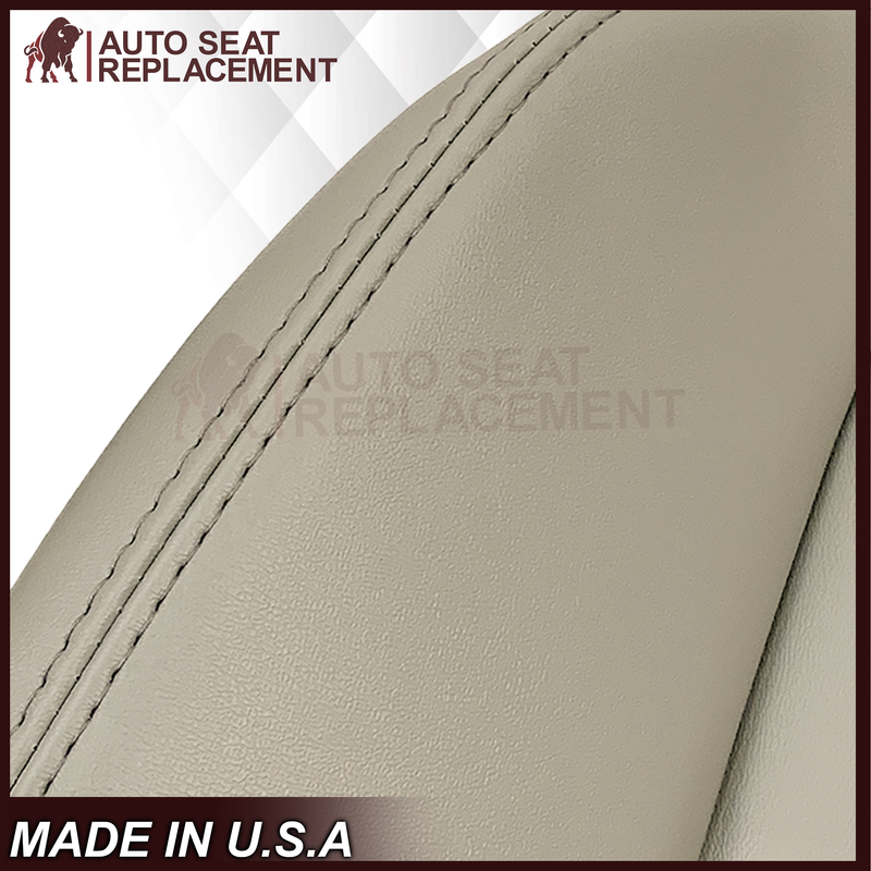 2004-2007 Buick Rainier Syn. Leather or Leather Replacement Seat Cover In Tan