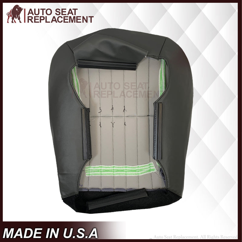 1997-2002 For Chevy Camaro SS Replacement Seat Covers In Synthetic Leather: Dark Gray