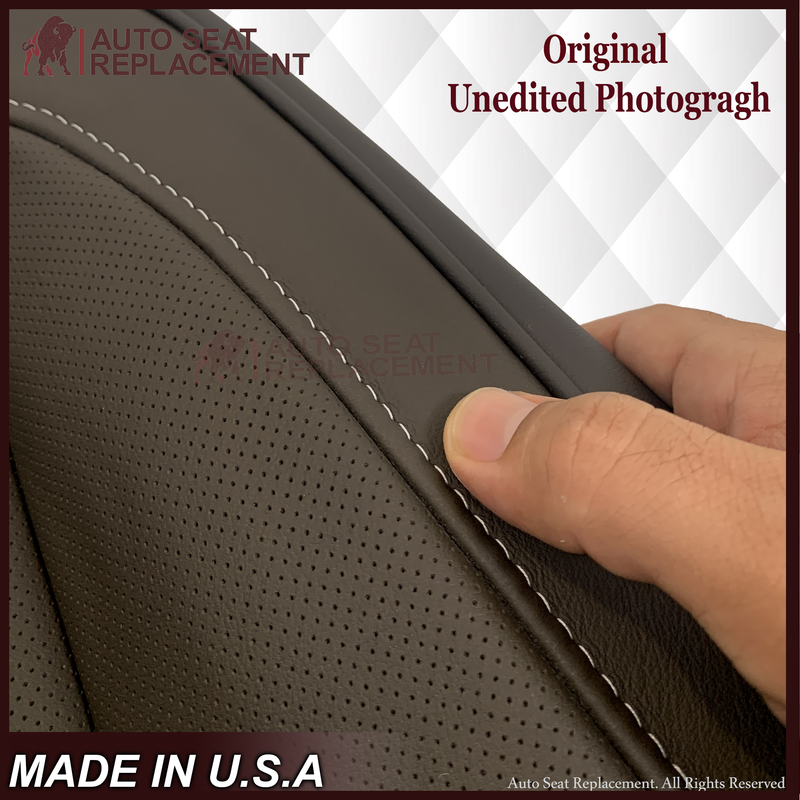 2007-2014 Cadillac Escalade Platinum Edition Second Row Replacement Seat Cover In Brown