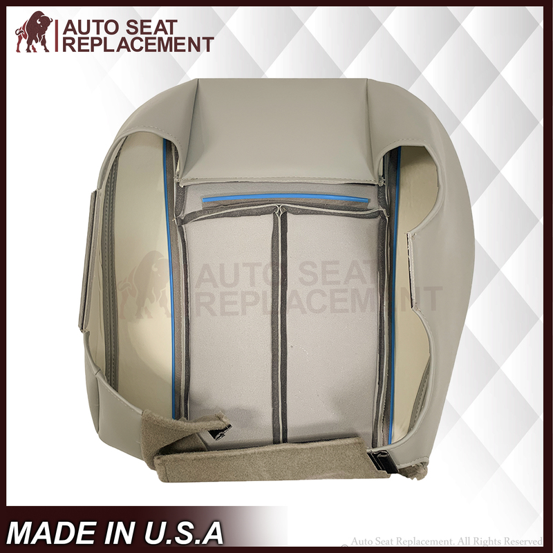 2004-2007 Buick Rainier Syn. Leather or Leather Replacement Seat Cover In Tan