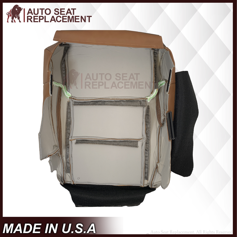 2014-2018 Toyota Tundra Driver OR Passenger Side Replacement Seat Cover: Perforated, Brown