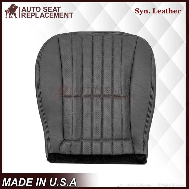 1997-2002 For Chevy Camaro SS Replacement Seat Covers In Synthetic Leather: Dark Gray