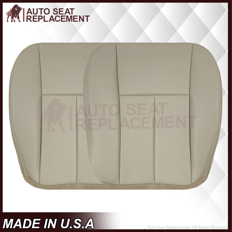 2004-2007 Buick Rainier Syn. Leather or Leather Replacement Seat Cover In Tan