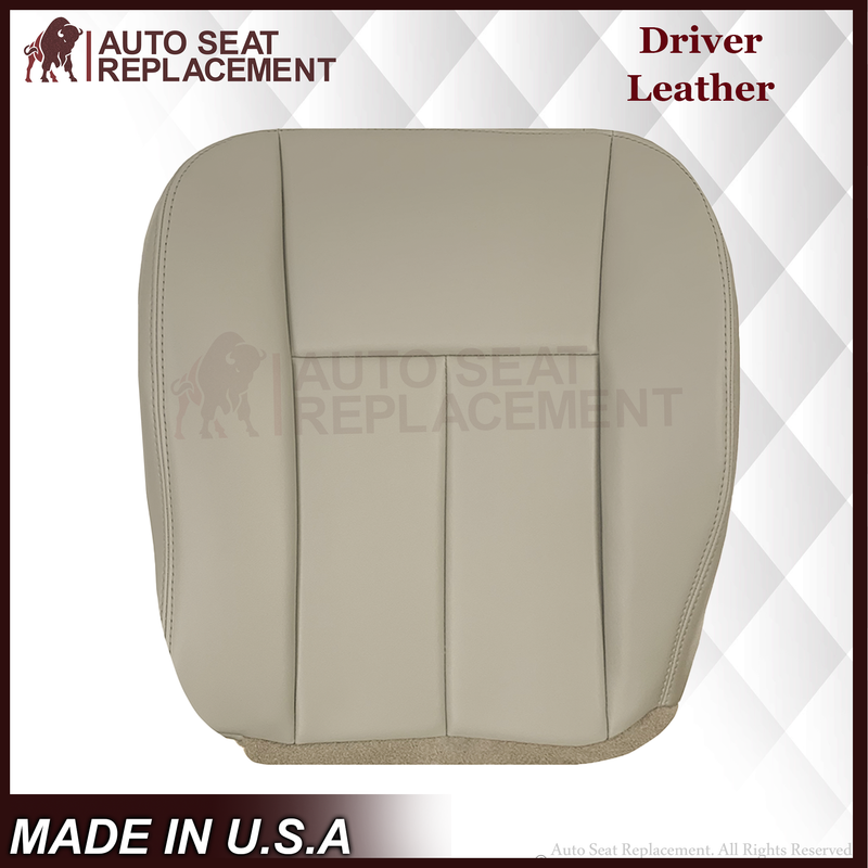 2004-2007 Buick Rainier Syn. Leather or Leather Replacement Seat Cover In Tan