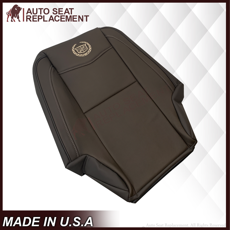 2007-2014 Cadillac Escalade Platinum Edition Second Row Replacement Seat Cover In Brown