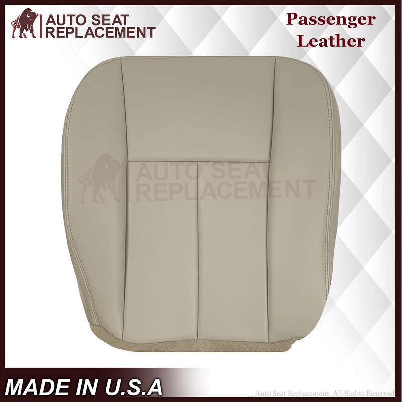 2004-2007 Buick Rainier Syn. Leather or Leather Replacement Seat Cover In Tan