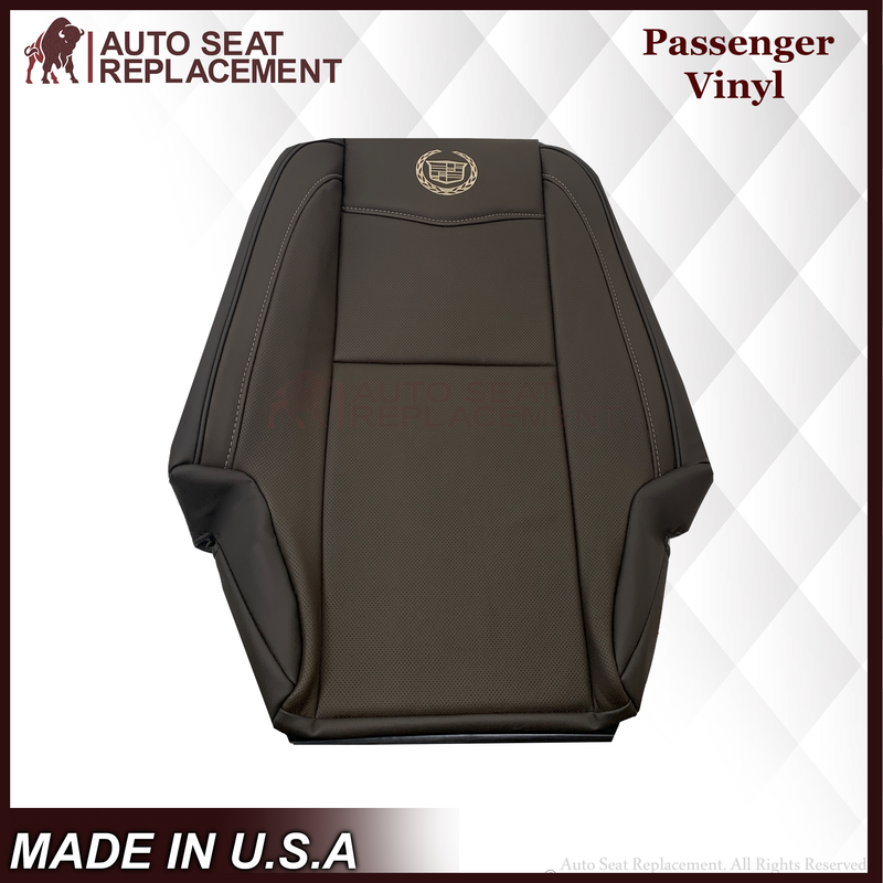 2007-2014 Cadillac Escalade Platinum Edition Second Row Replacement Seat Cover In Brown