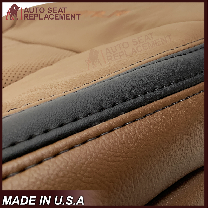 2013-2016 Ford F-250 F-350 F-450 F-550 Platinum Edition Replacement Seat Cover In Pecan Brown: Choose From Variants