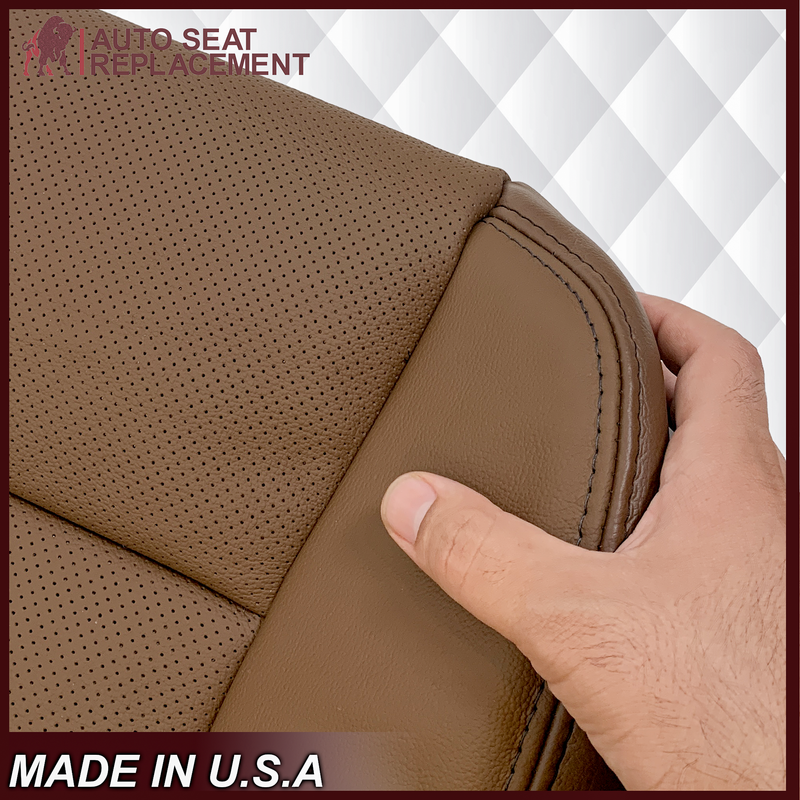 2013-2016 Ford F-250 F-350 F-450 F-550 Platinum Edition Replacement Seat Cover In Pecan Brown: Choose From Variants