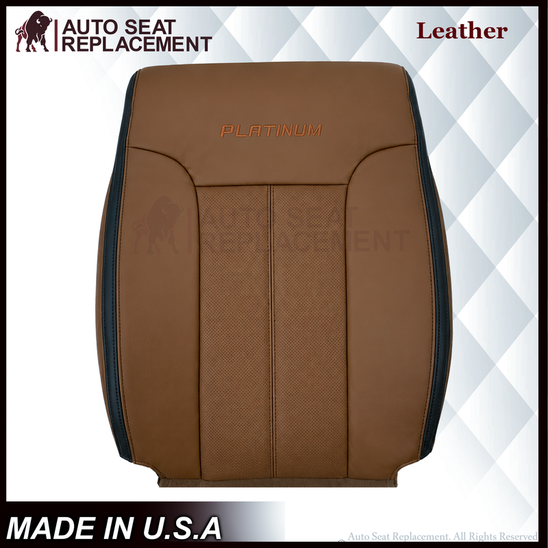2013-2016 Ford F-250 F-350 F-450 F-550 Platinum Edition Replacement Seat Cover In Pecan Brown: Choose From Variants