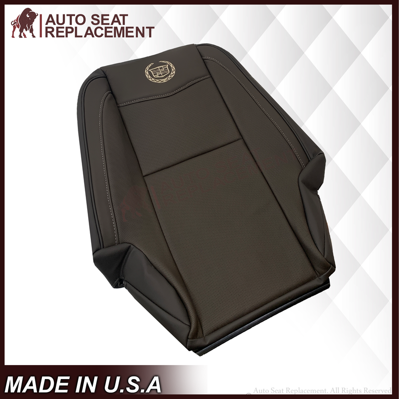 2007-2014 Cadillac Escalade Platinum Edition Second Row Replacement Seat Cover In Brown