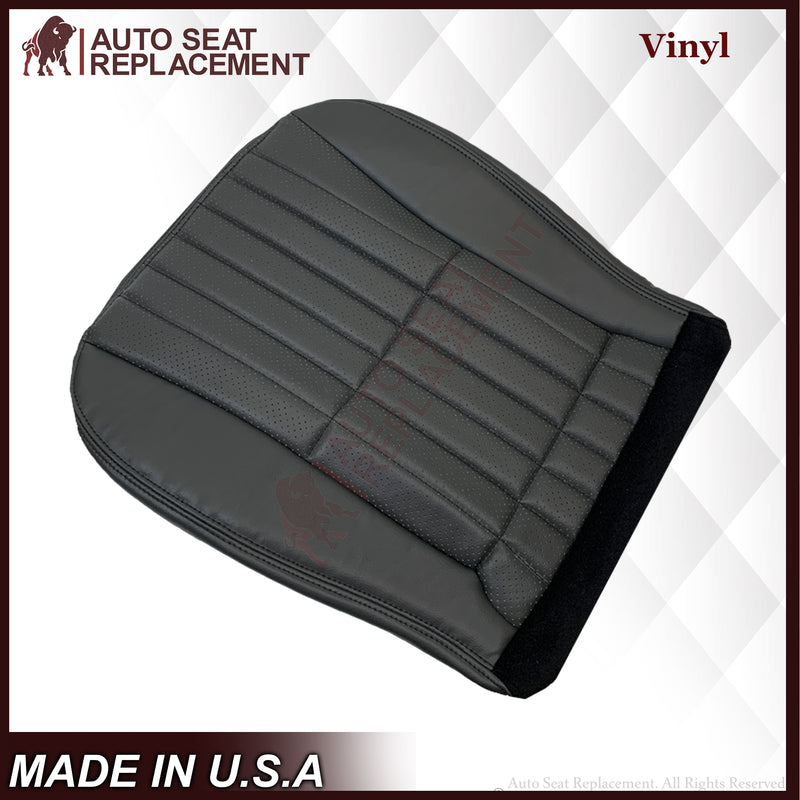 1997-2002 For Chevy Camaro SS Replacement Seat Covers In Synthetic Leather: Dark Gray