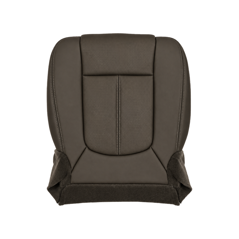 Brand New Driver or Passenger Side Bottom Replacement Genuine Leather Perforated Seat Cover for your 2015-2016 Ford F-250 King Ranch Truck
