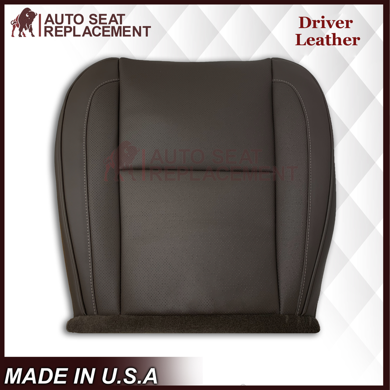 2007-2014 Cadillac Escalade Platinum Edition Replacement Synthetic Leather or Genuine Leather Seat Cover In Brown