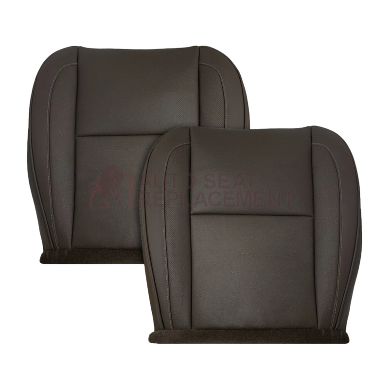 2007-2014 Cadillac Escalade Platinum Edition Replacement Synthetic Leather or Genuine Leather Seat Cover In Brown