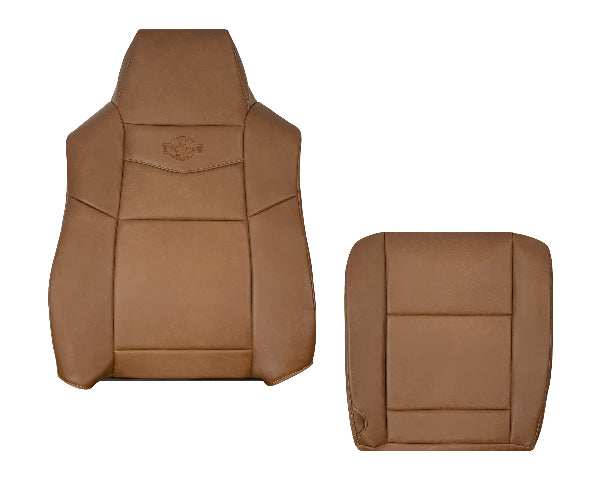 2002 2003 2004 2005 2007 Ford F250 F350 King Ranch Replacement Seat Covers: Driver &amp; Passenger, Bottom/Top/Lean Back, King Ranch Synthetic Leather