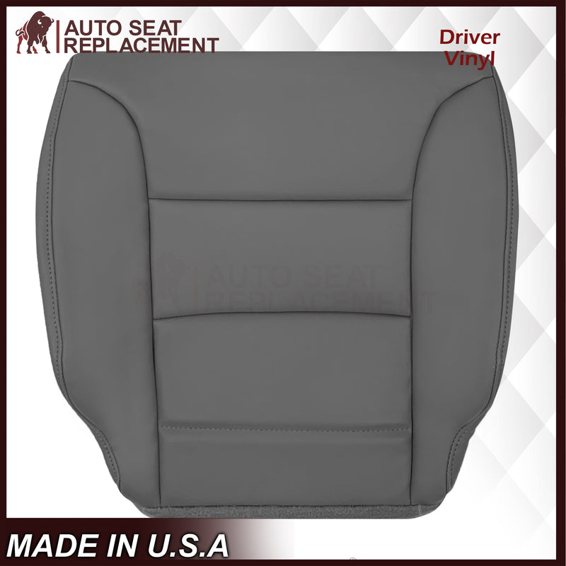 2000-2010 Ford F-650 F-750 Air Ride Heavy Duty Replacement Seat Covers in Gray Vinyl