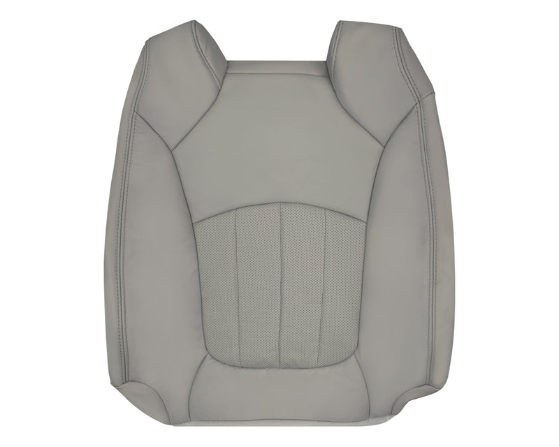 2007_2008_2009_2010_2011_2012_GMC_Acadia_SLT_Replacement_Leather_Seat_Cover_Gray
