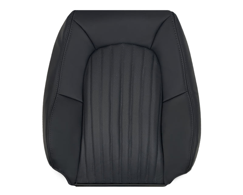 1999-2004 Ford Mustang 2001 Bullitt Replacement Seat Covers In Ebony Black Driver Top
