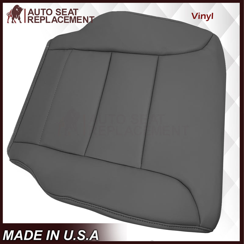 2000-2010 Ford F-650 F-750 Air Ride Heavy Duty Replacement Seat Covers in Gray Vinyl